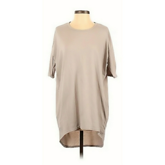 NWOT LulaRoe Tan high low Tunic Top size Large - Picture 2 of 4